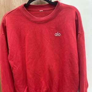 ALO Yoga Red sweatshirt